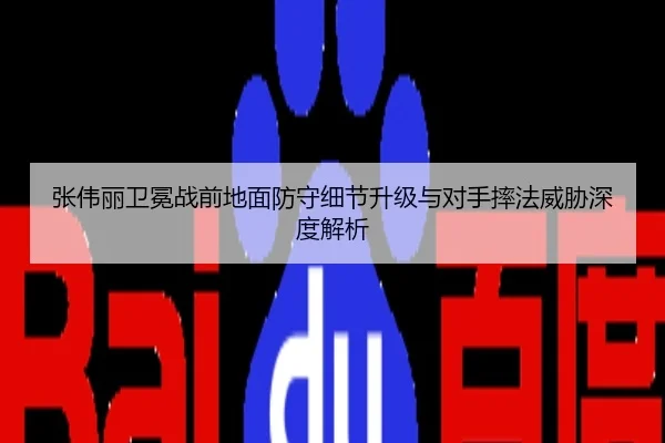 张伟丽卫冕战前地面防守细节升级与对手摔法威胁深度解析